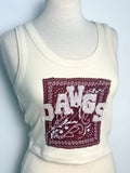 OOAK Sequin Dawgs Bandana Tank