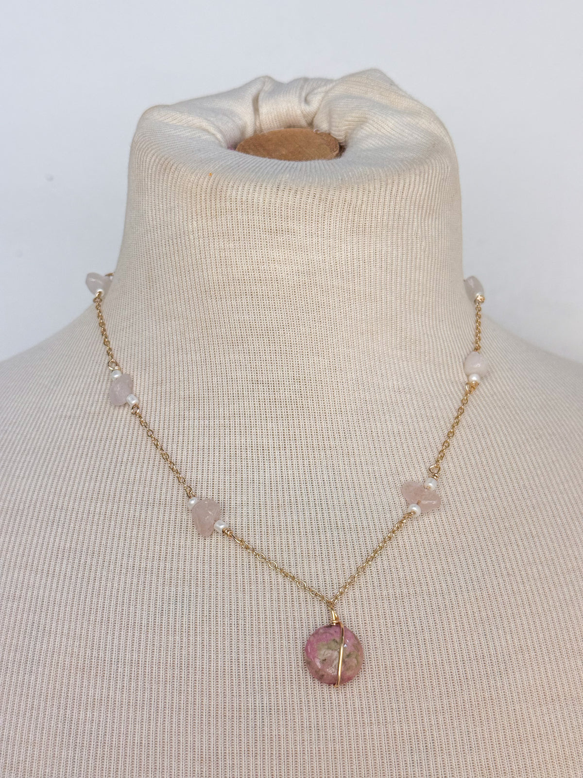 Handmade Precious stone Necklace