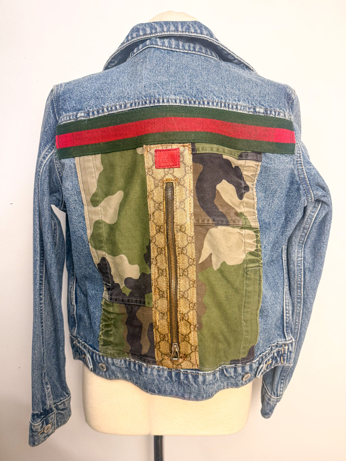 OOAK  “Medals & Monogram” Reworked Denim Jacket
