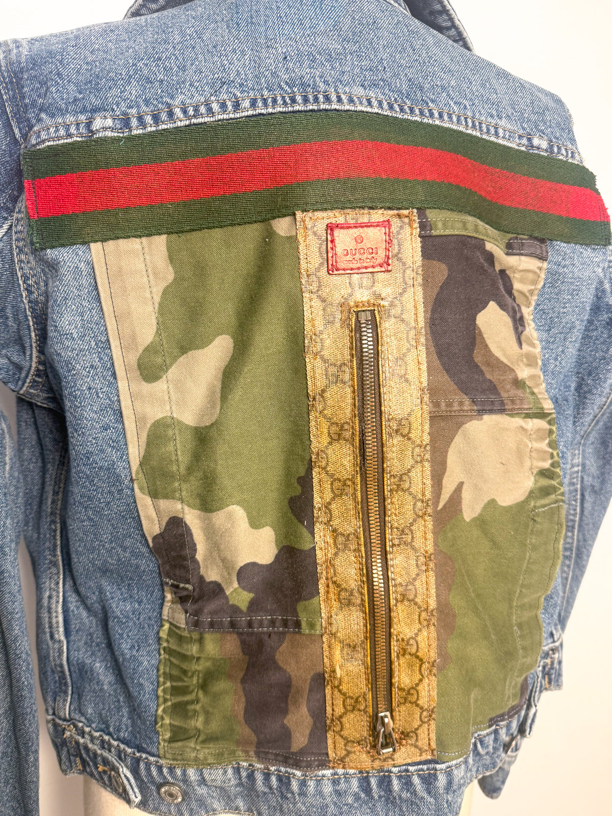 OOAK  “Medals & Monogram” Reworked Denim Jacket