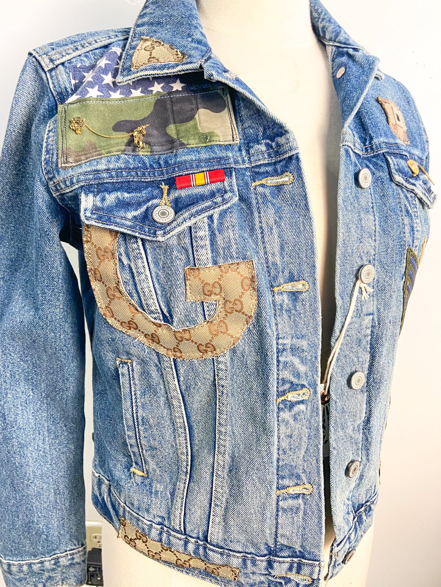 OOAK Tiger "G" Denim Jacket