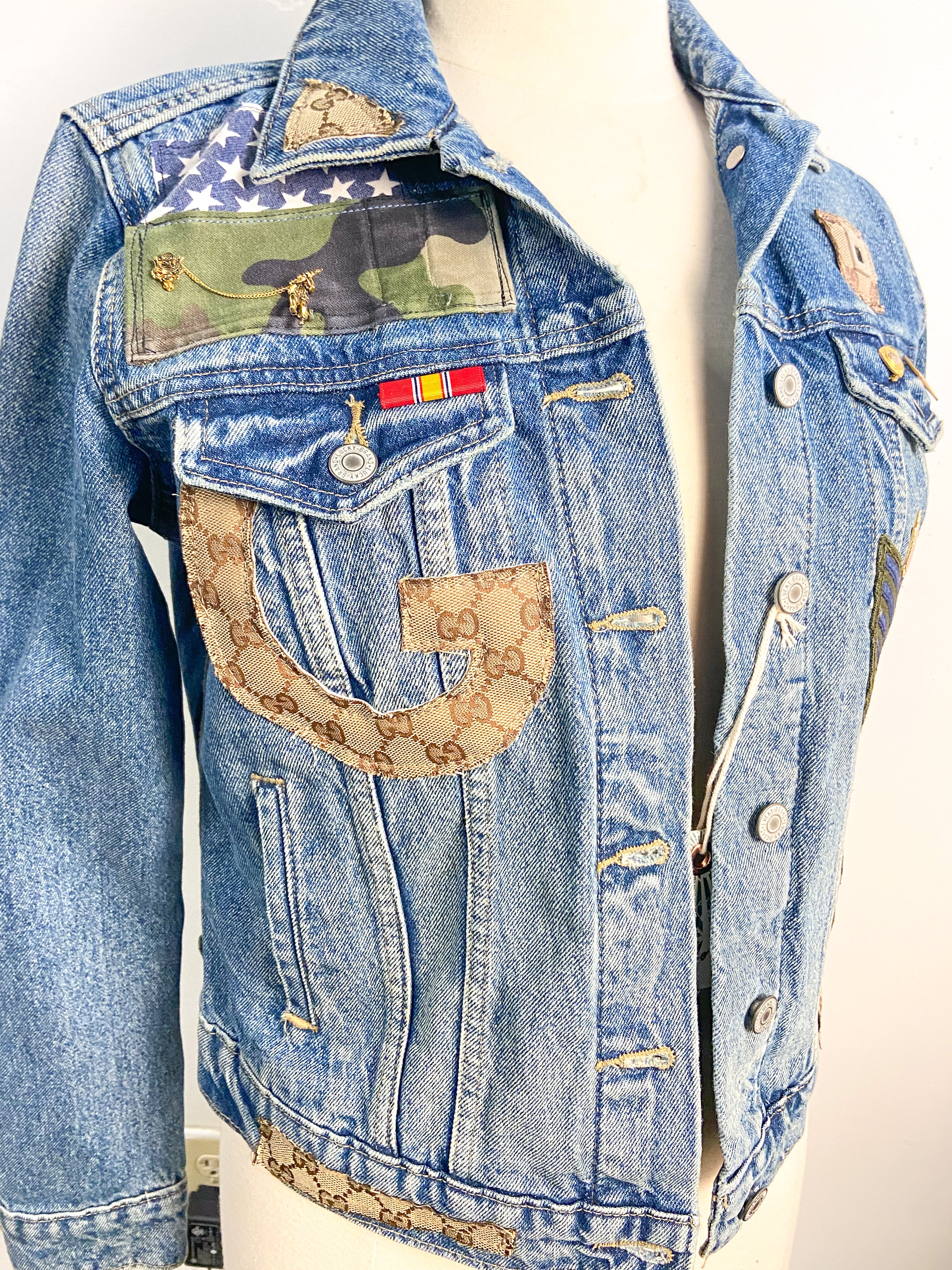 OOAK Tiger "G" Denim Jacket