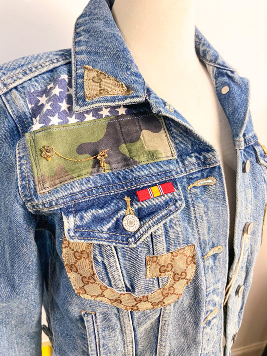 OOAK Tiger "G" Denim Jacket