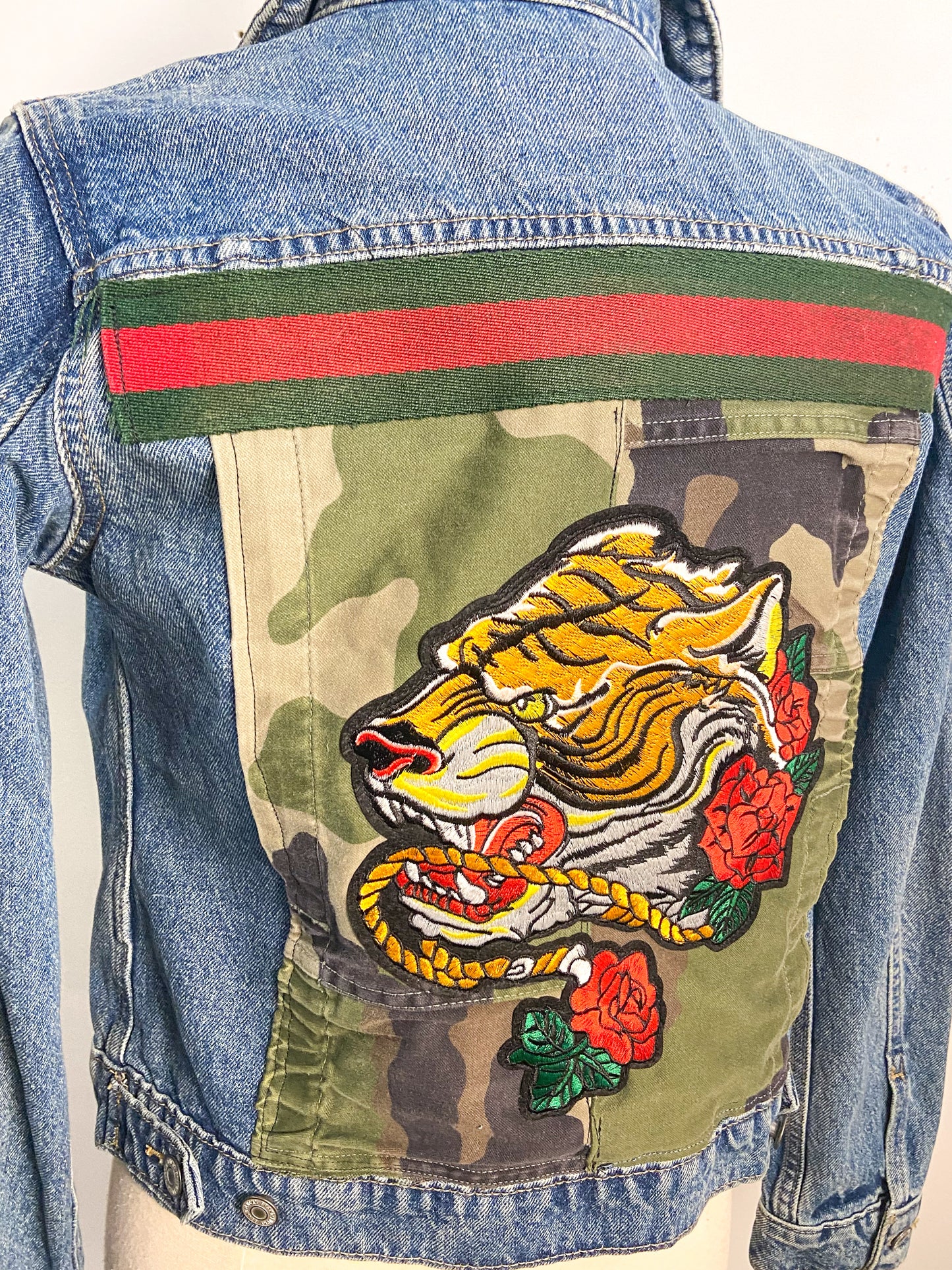 OOAK Tiger "G" Denim Jacket