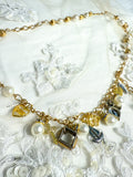 OOAK Vintage Charm Necklace or Waist Chain