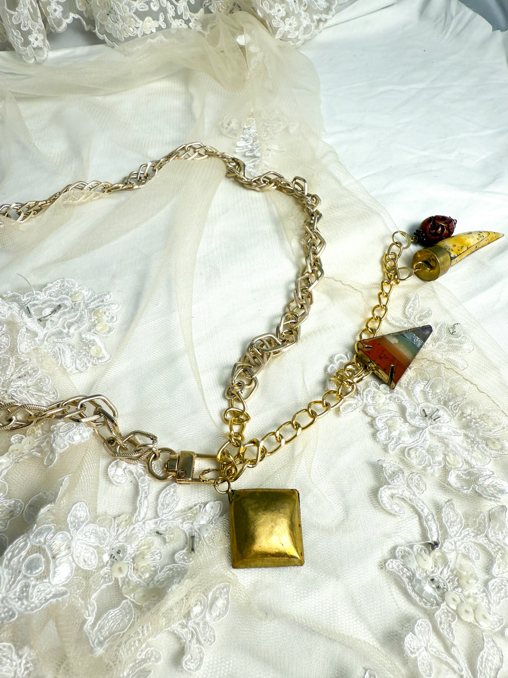 OOAK Clip On Charm Waist Chain