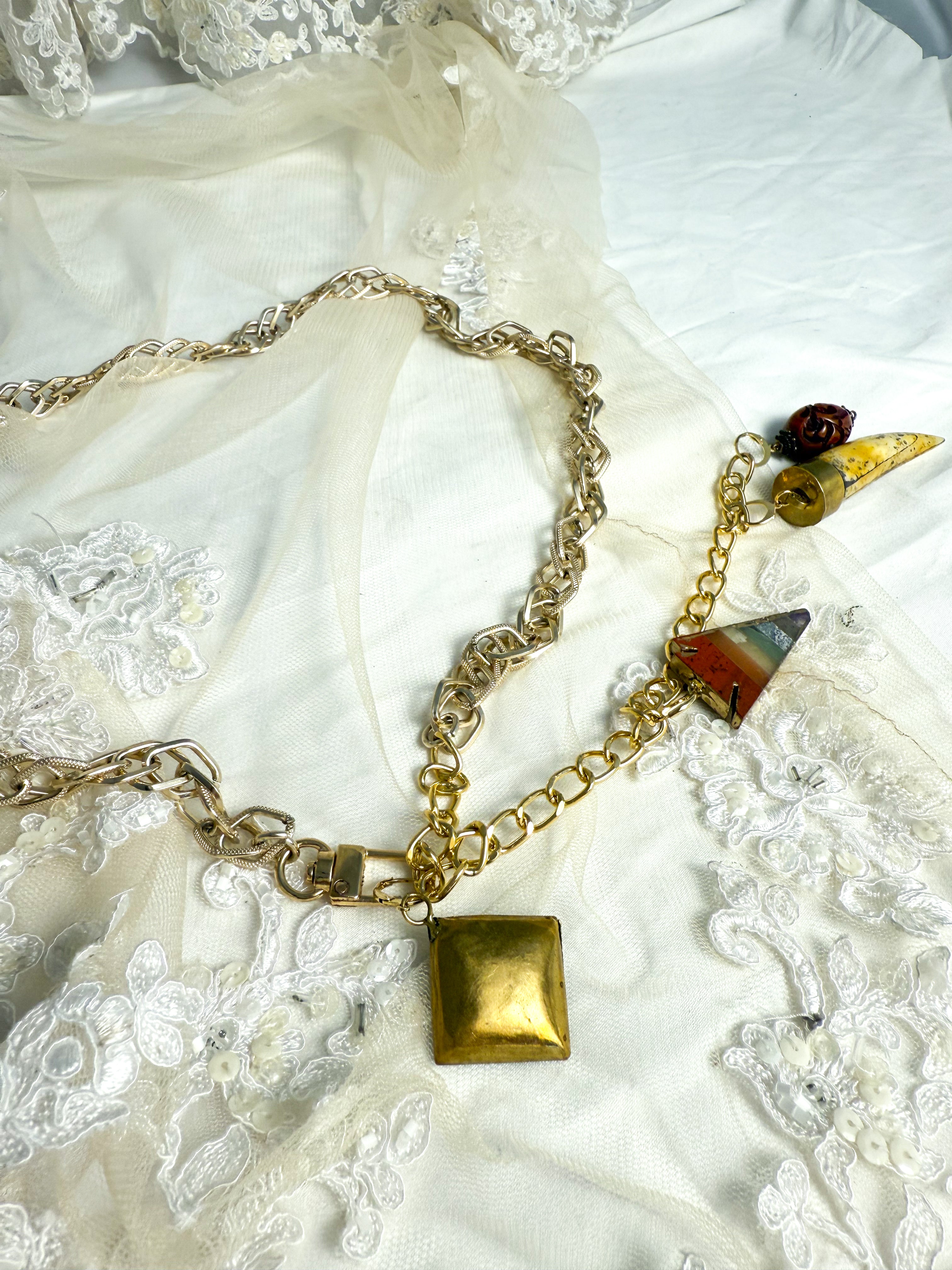 OOAK Clip On Charm Waist Chain