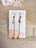Handmade Faceted Glass Earrings