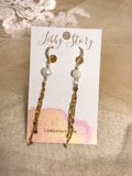 Handmade Freshwater Single Pearl Earrings