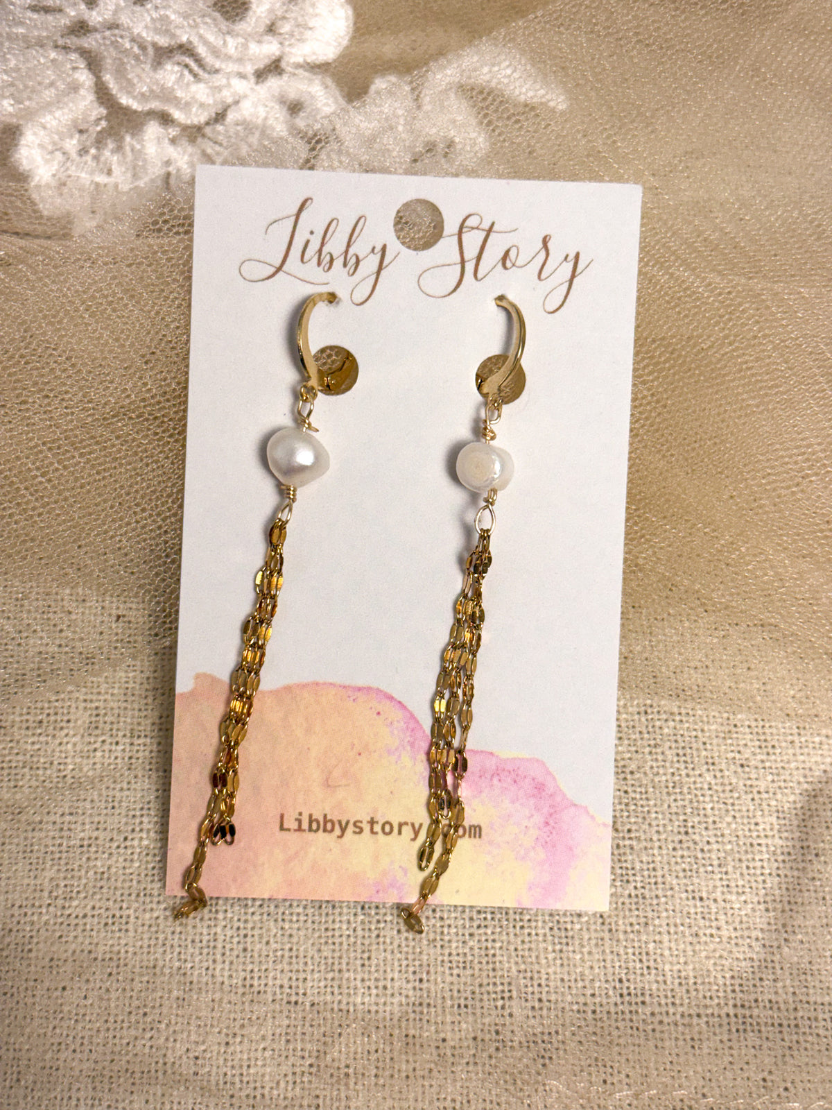 Handmade Freshwater Single Pearl Earrings