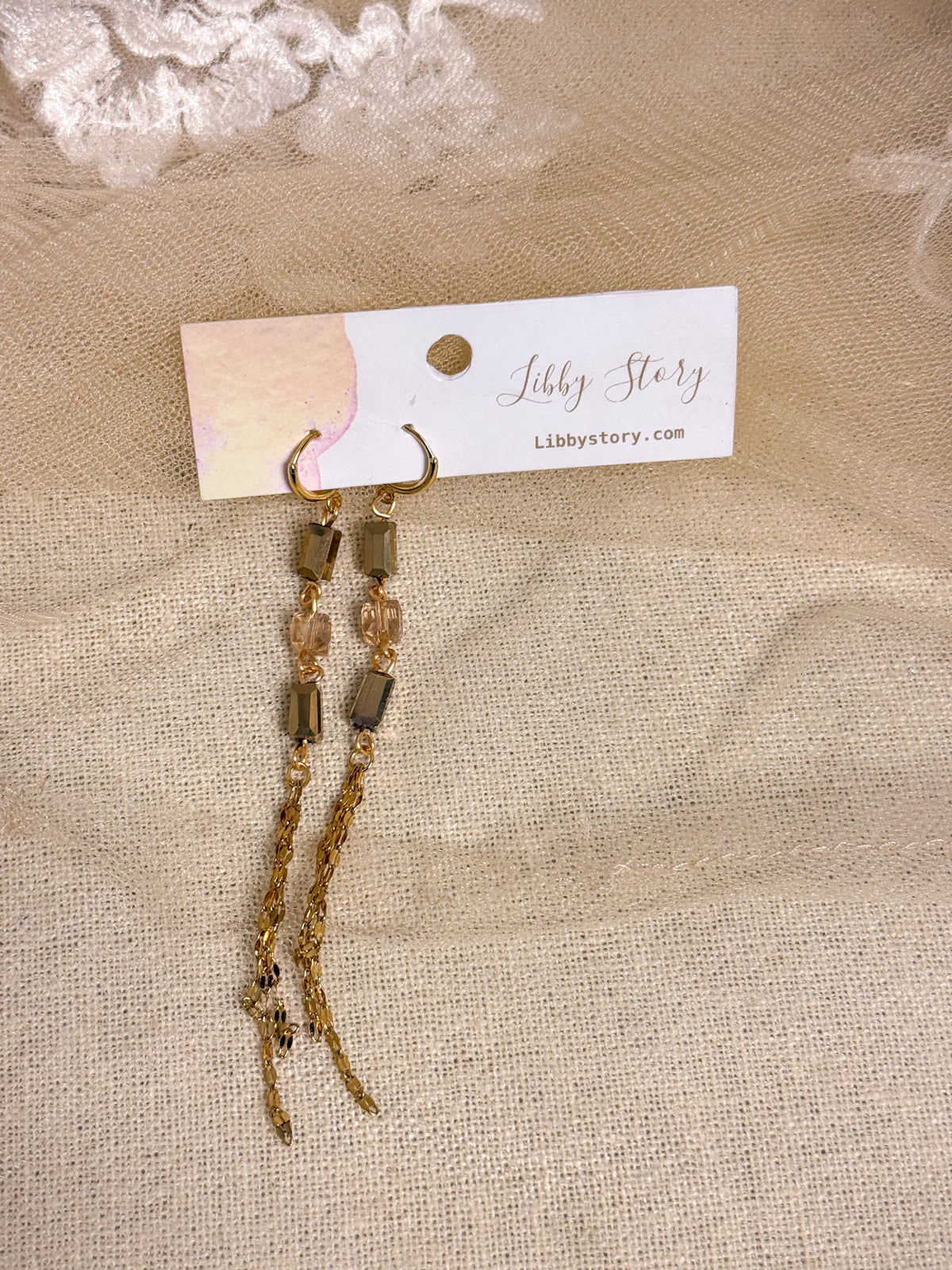 Handmade Here We Go Earrings