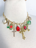 OOAK Holiday Magic Charm Necklace