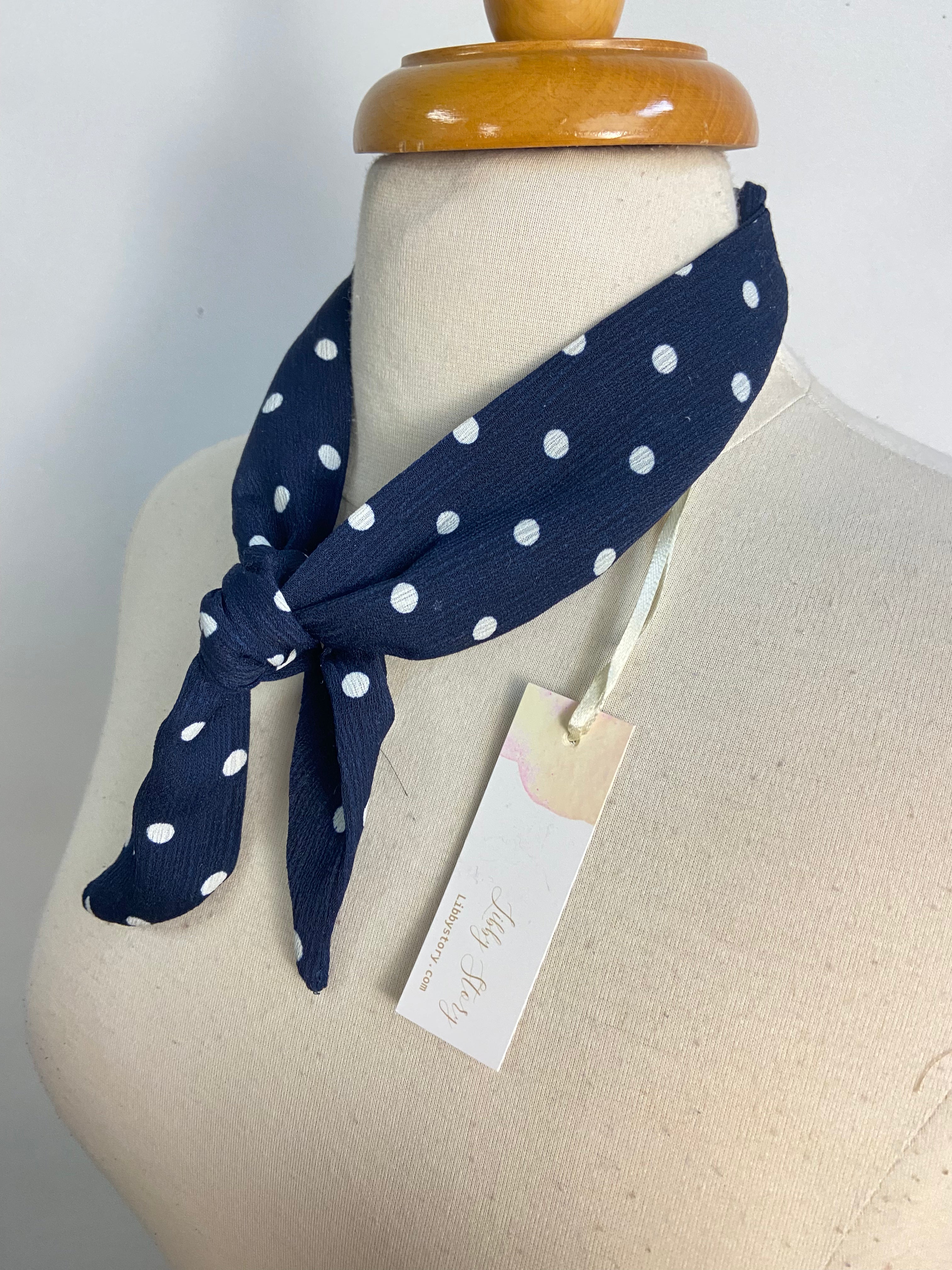 OOAK Simple Tie Neck Scarf
