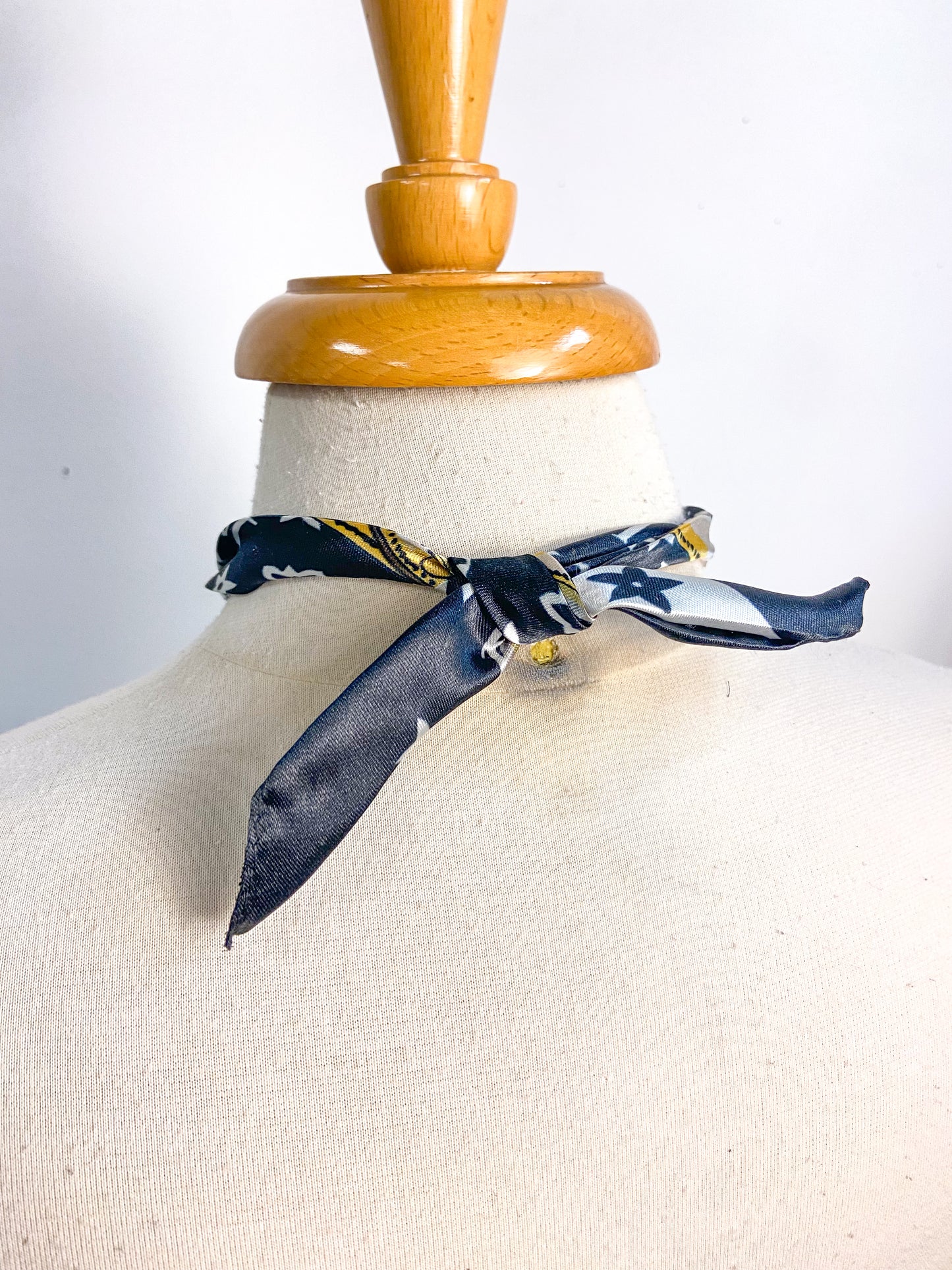 OOAK Scarf Clip Scarf Necklace