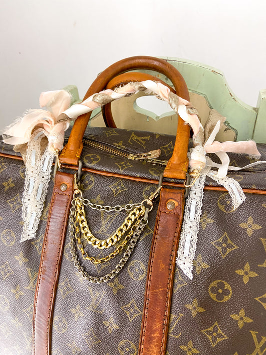 OOAK Louis Vuitton Sirius 70 Upcycled Soft Suitcase