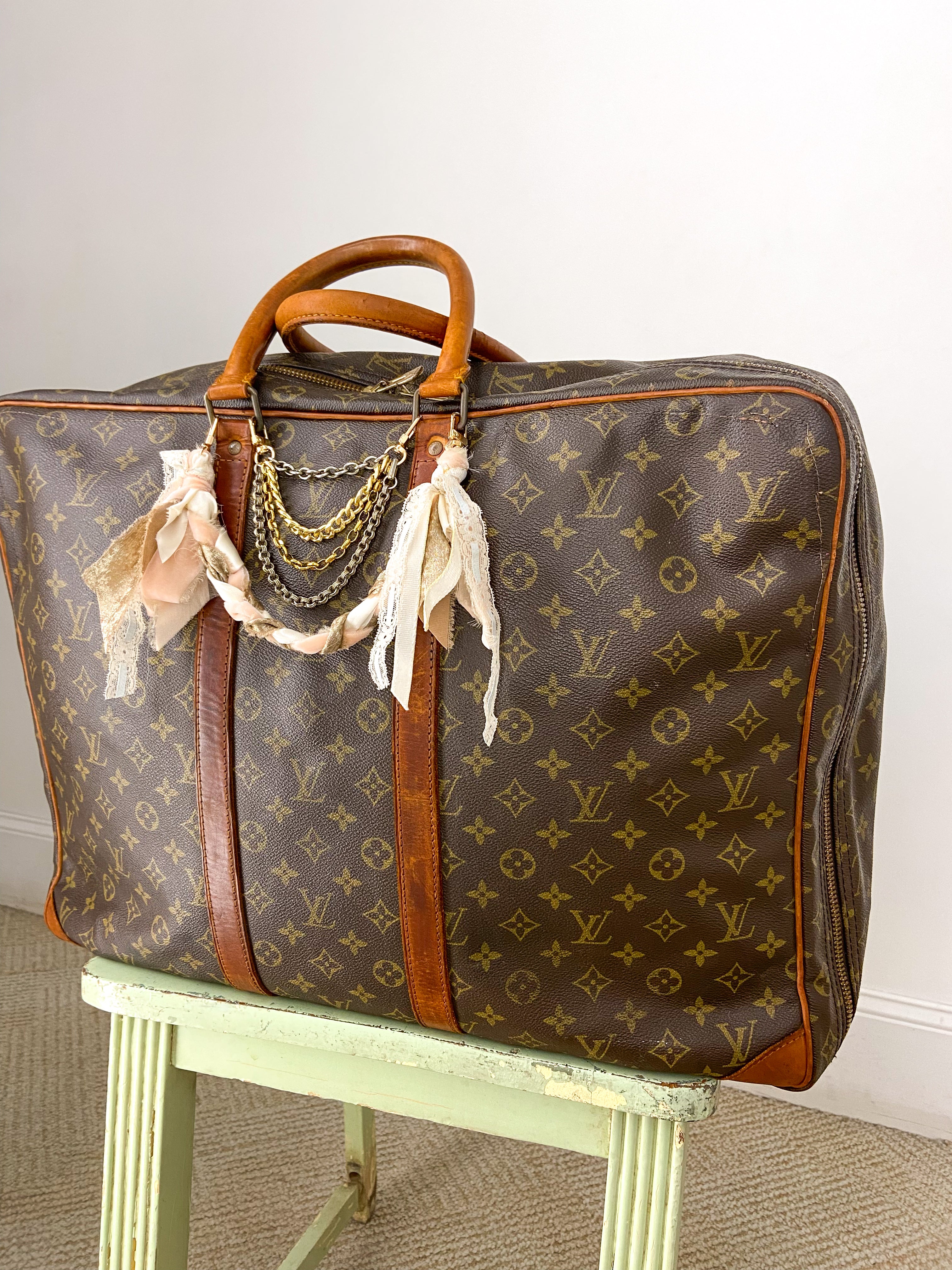 OOAK Louis Vuitton Sirius 70 Upcycled Soft Suitcase