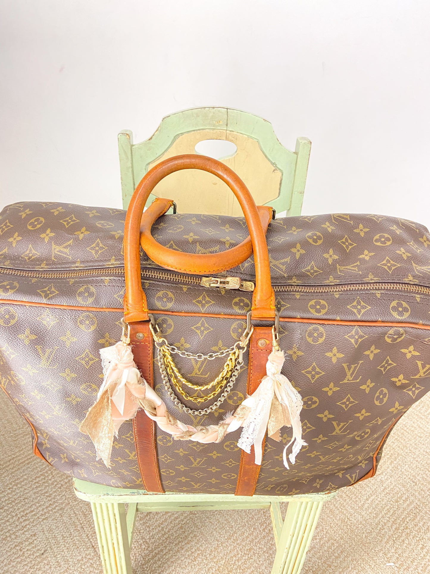 OOAK Louis Vuitton Sirius 70 Upcycled Soft Suitcase