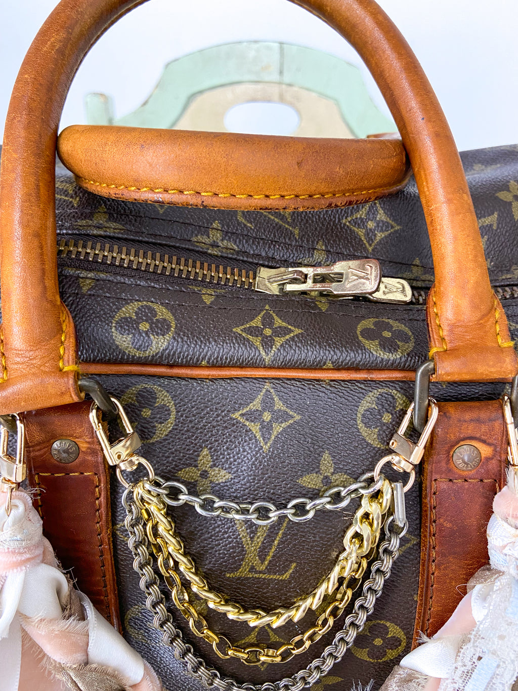 OOAK Louis Vuitton Sirius 70 Upcycled Soft Suitcase