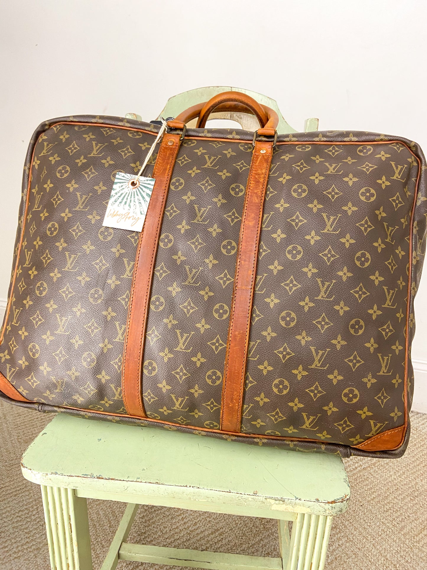 OOAK Louis Vuitton Sirius 70 Upcycled Soft Suitcase