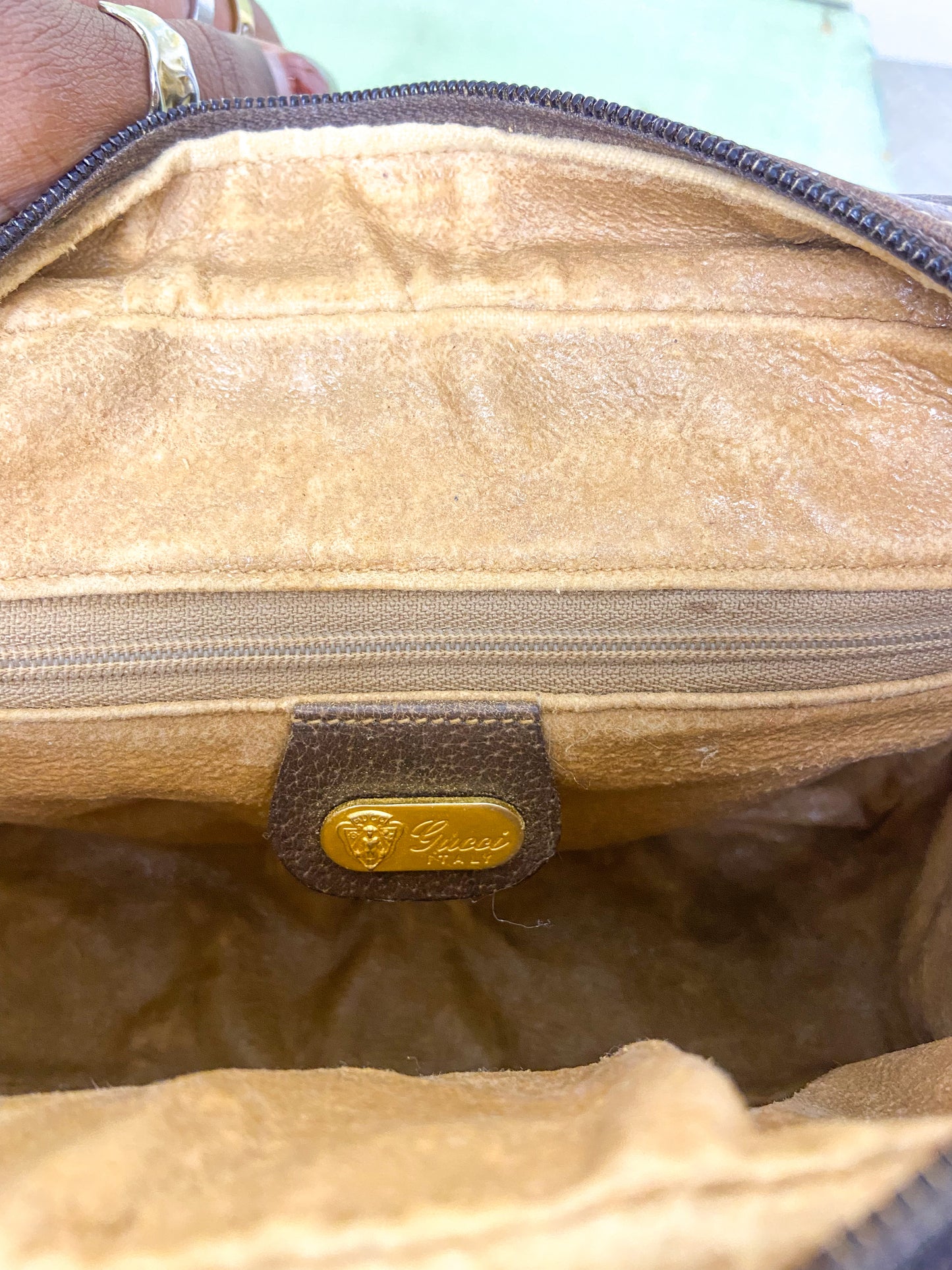 OOAK Vintage Gucci Purse w/ Rhinstones