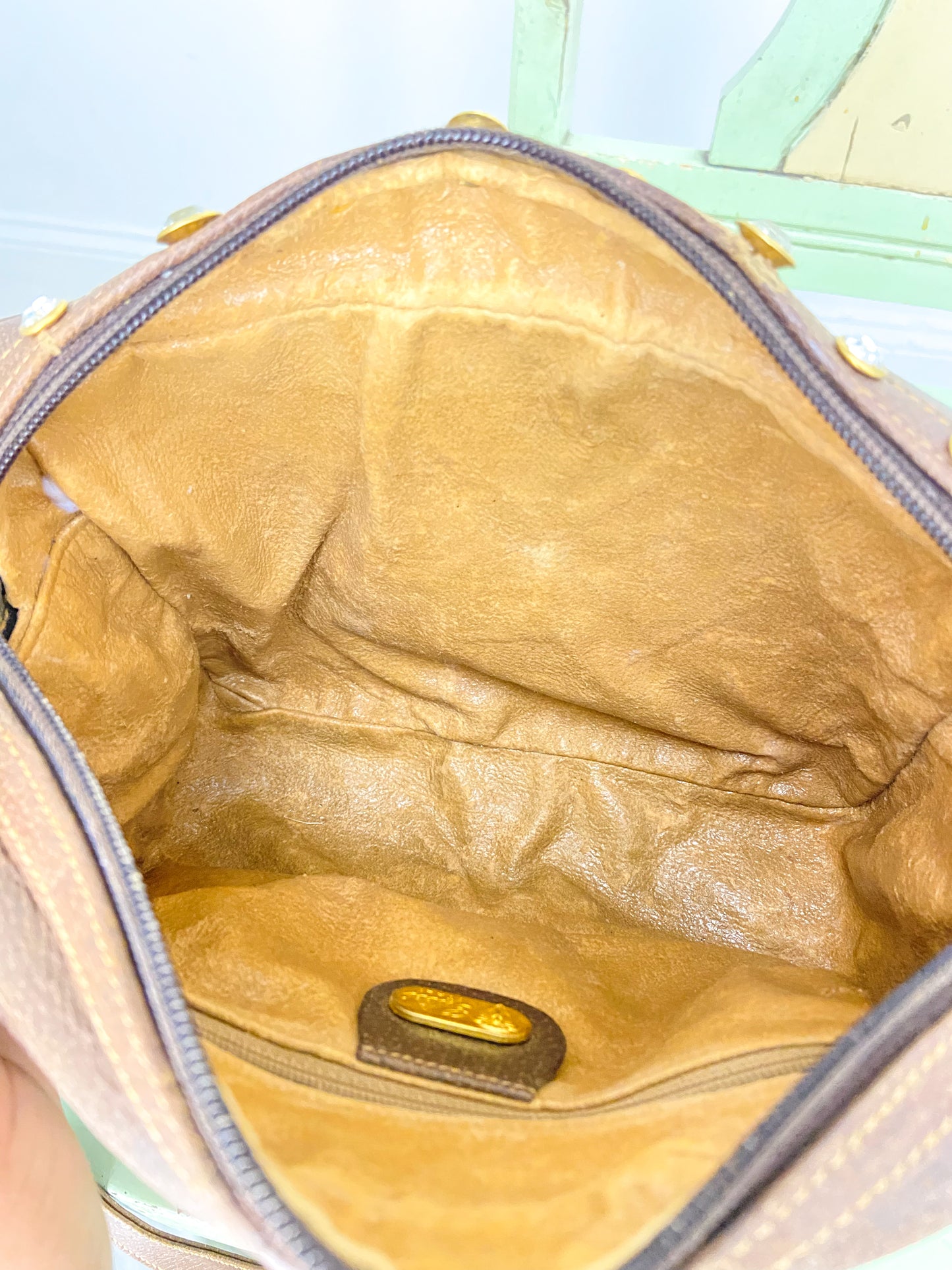 OOAK Vintage Gucci Purse w/ Rhinstones