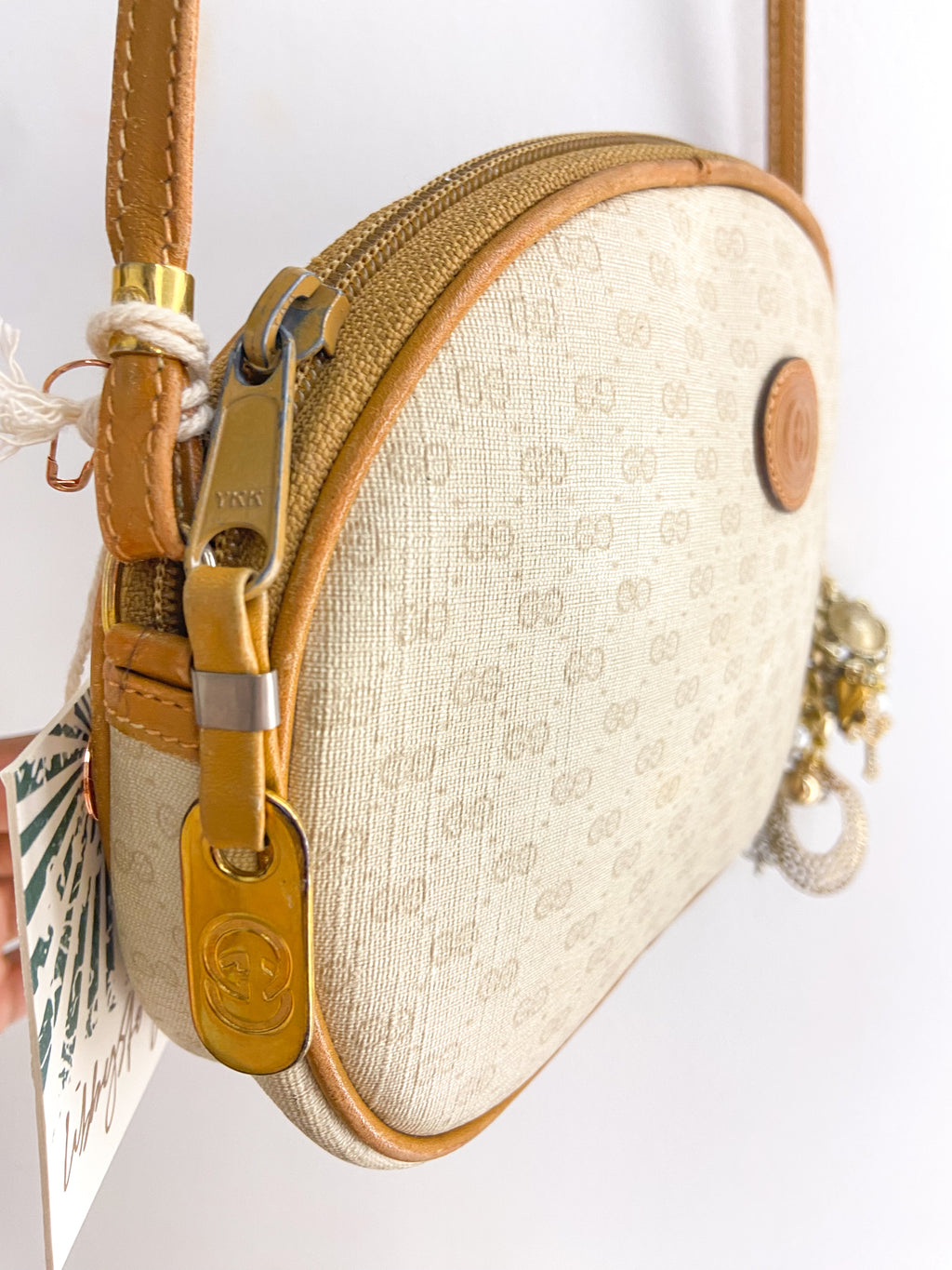OOAK Small Vintage Gucci Purse with Bag Charm