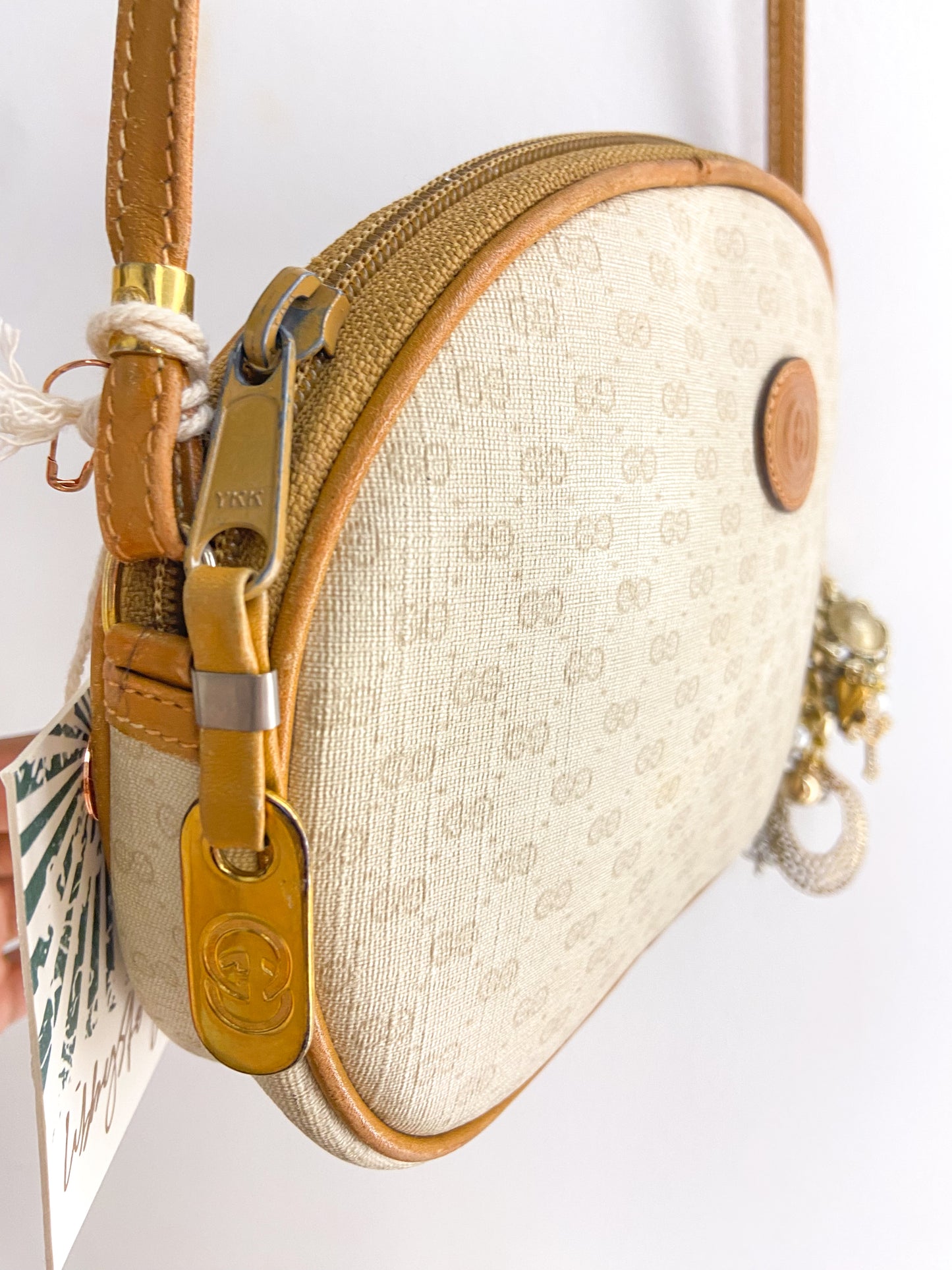 OOAK Small Vintage Gucci Purse with Bag Charm