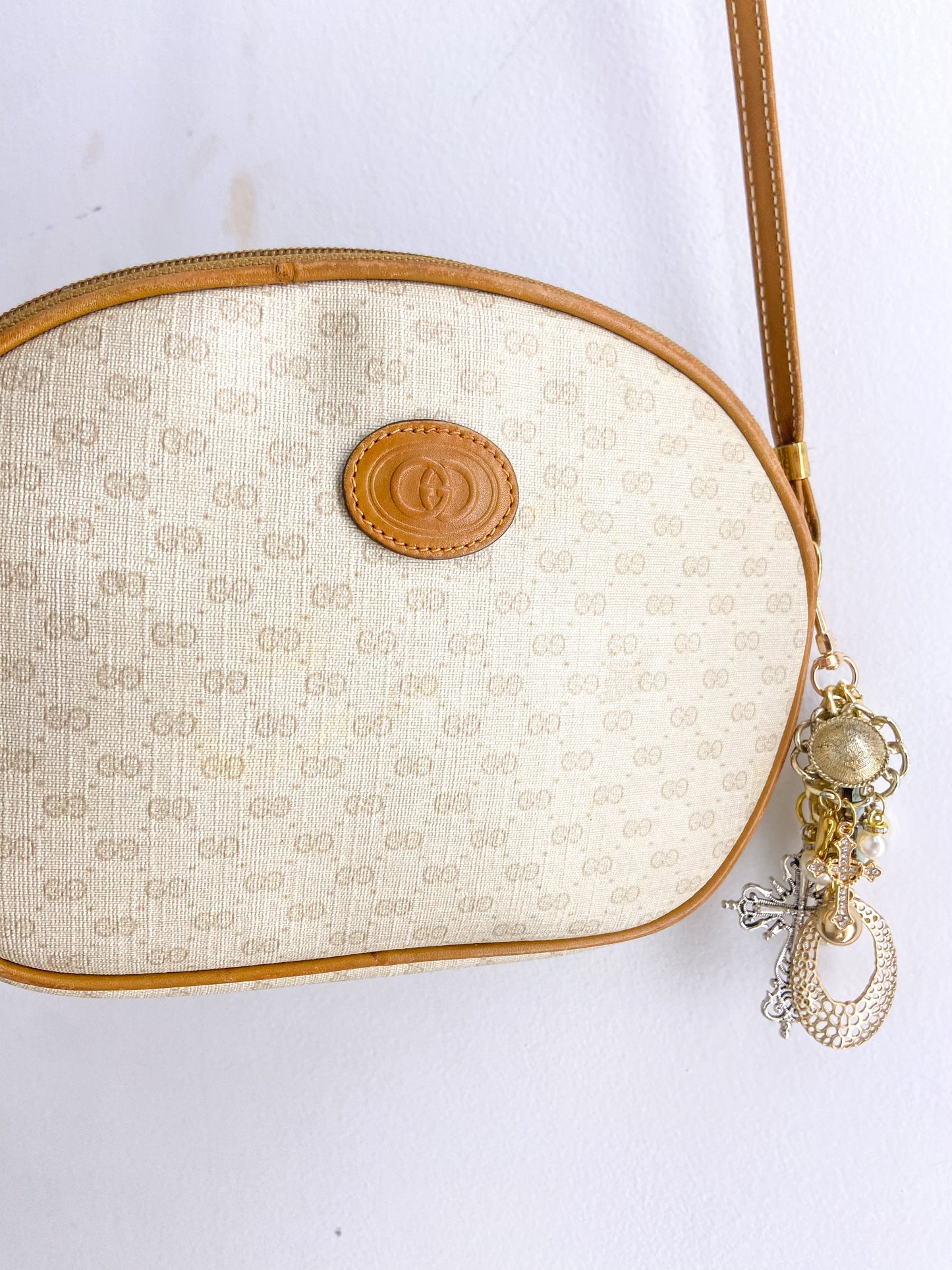 OOAK Small Vintage Gucci Purse with Bag Charm