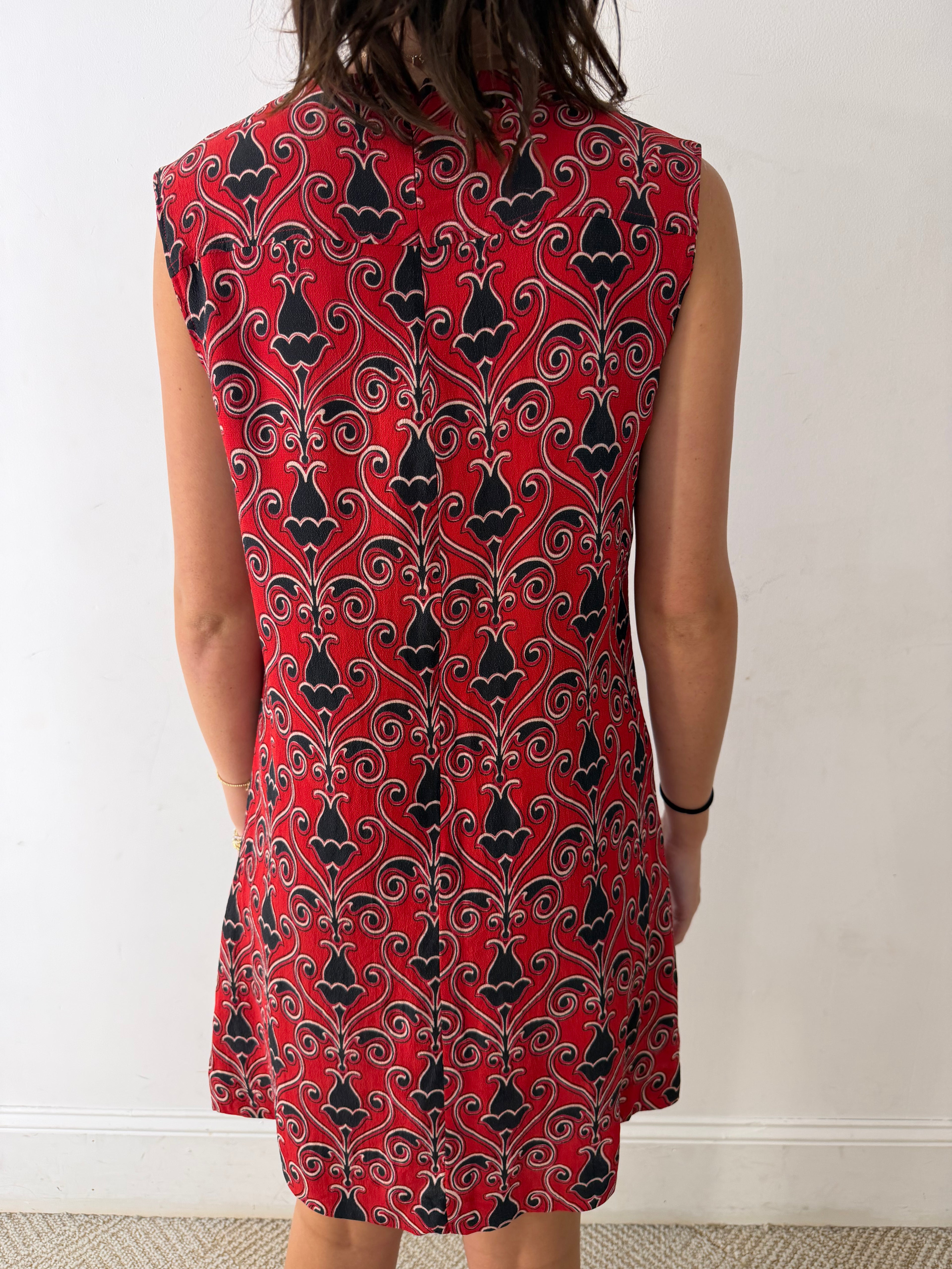 OOAK Vintage Laurence Dolige Floral Dress