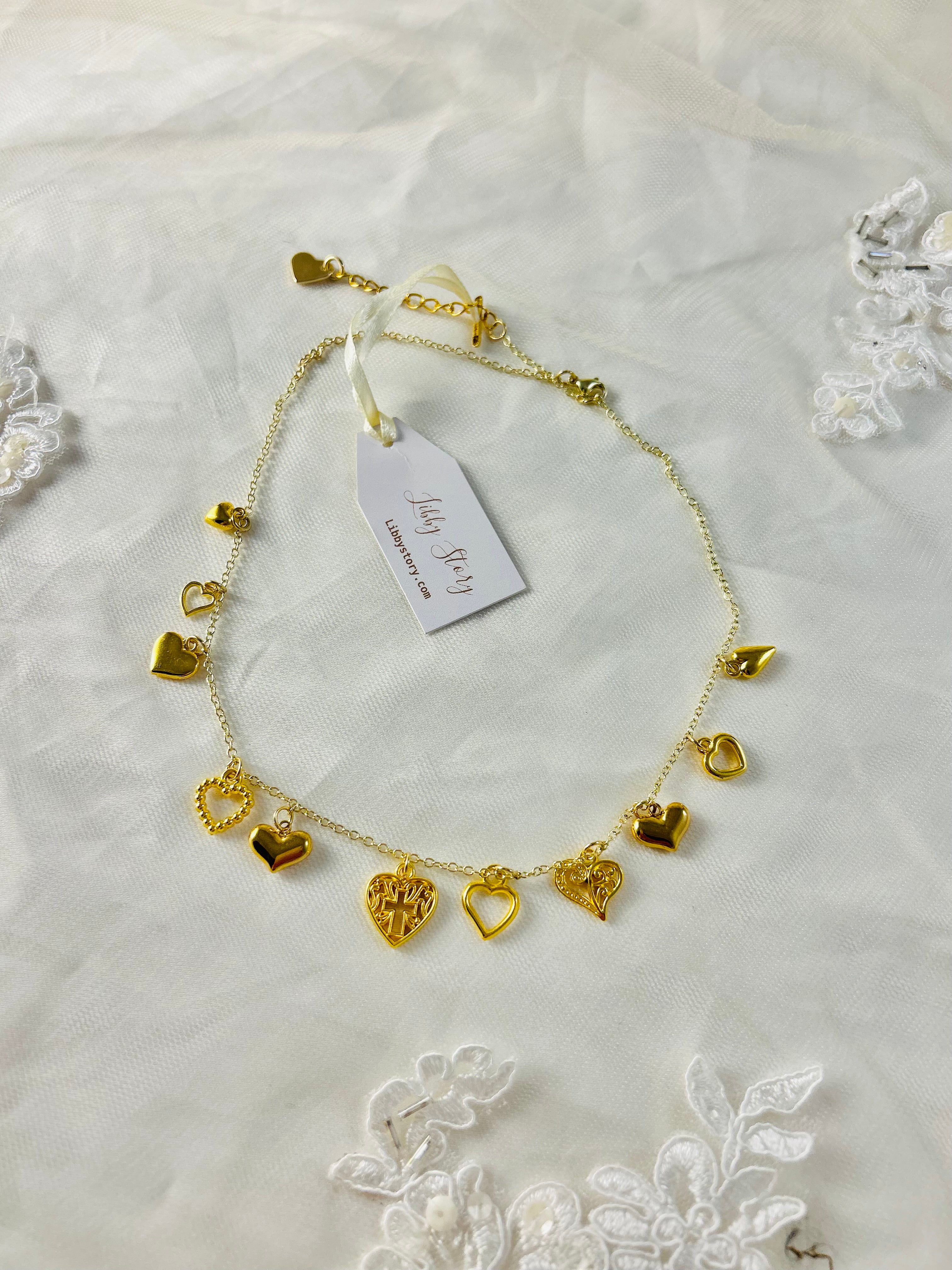 Heart Charms Necklace