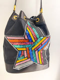 OOAK Vintage Bee Embellished Gucci Bucket Purse