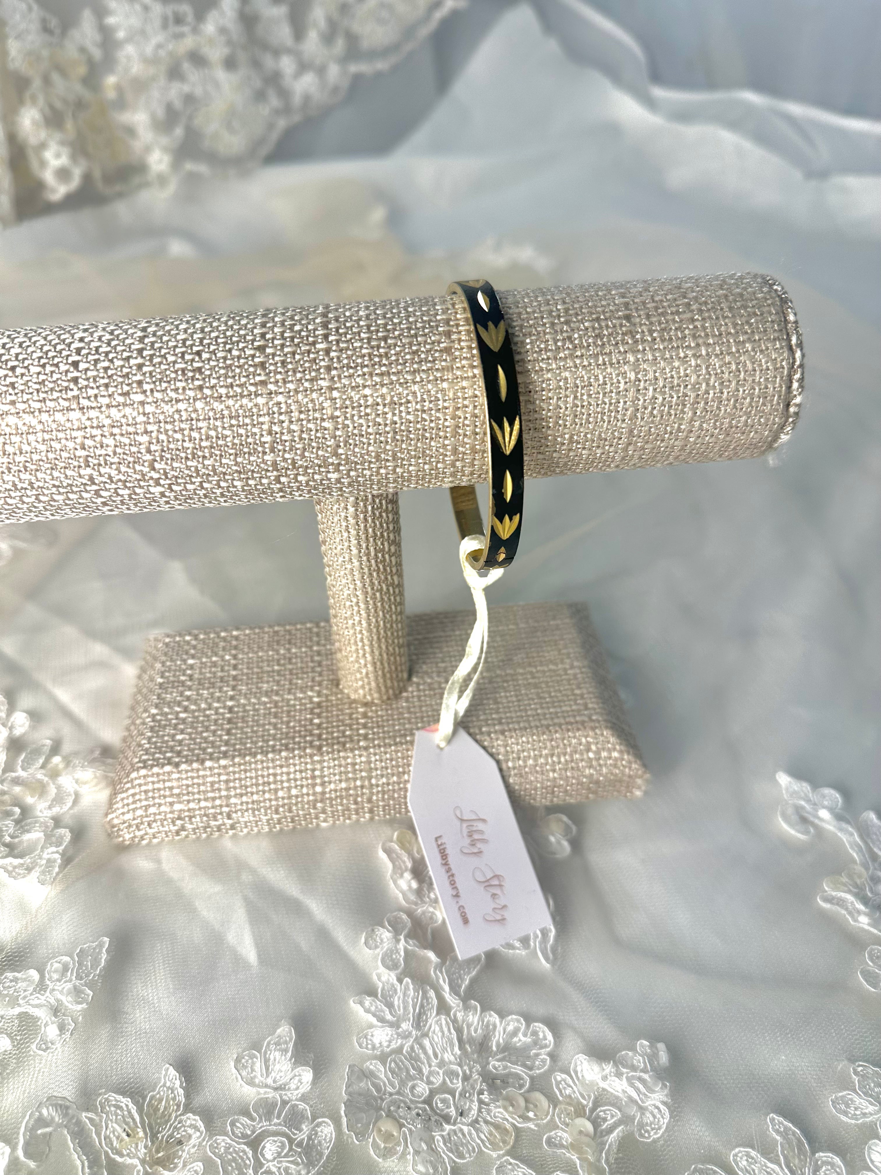 OOAK Vintage Eclectic Bangle Bracelet
