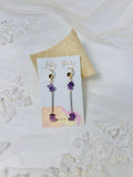 OOAK Semi Precious Stone Huggie Earrings