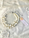 Retro Vintage Acrylic 2 Layer Necklace Collar