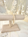Gold Wire Pearl Bracelet