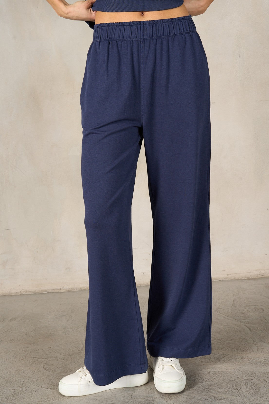 Cotton Modal Wide Leg Pants