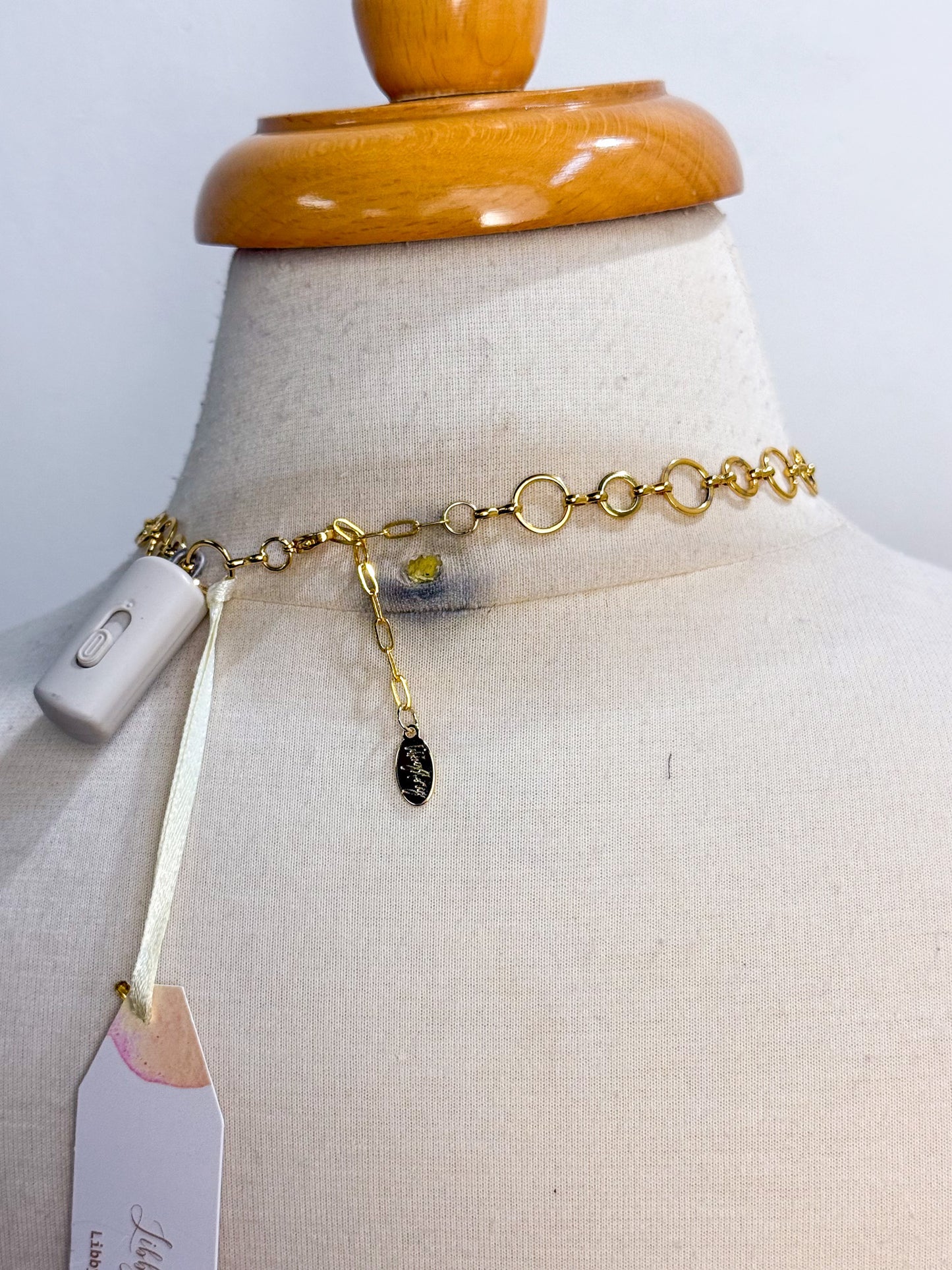 OOAK Vintage Cross and Coin Charm Necklace