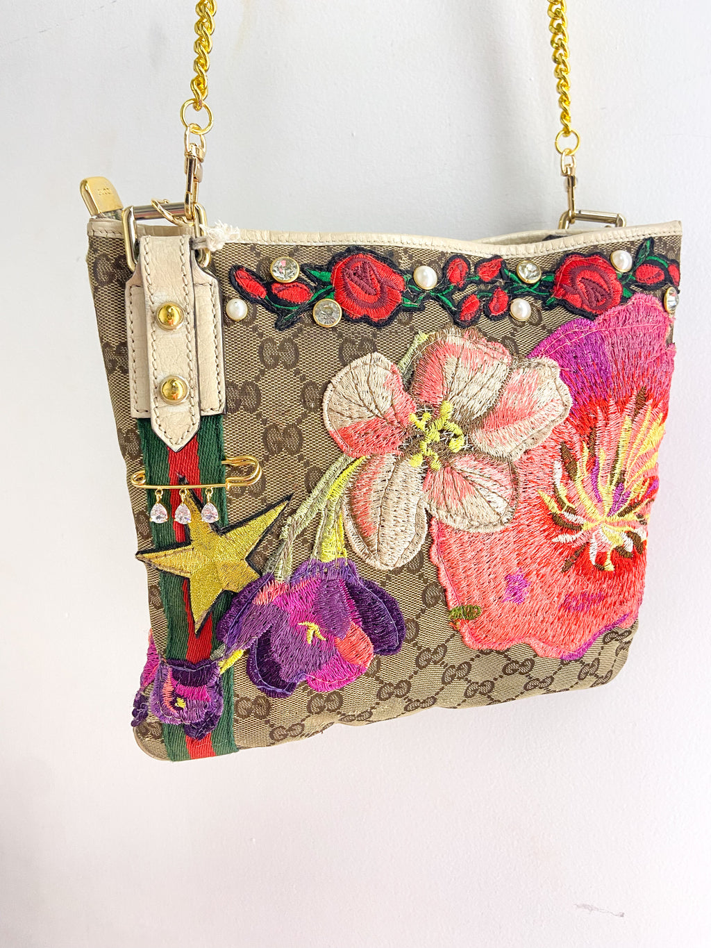 OOAK Bling GG 2way Purse