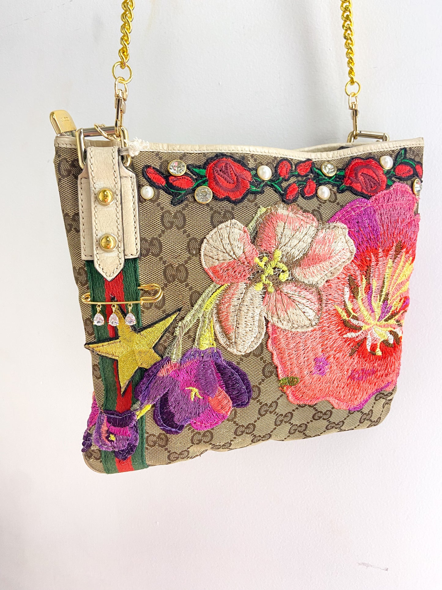 OOAK Bling GG 2way Purse