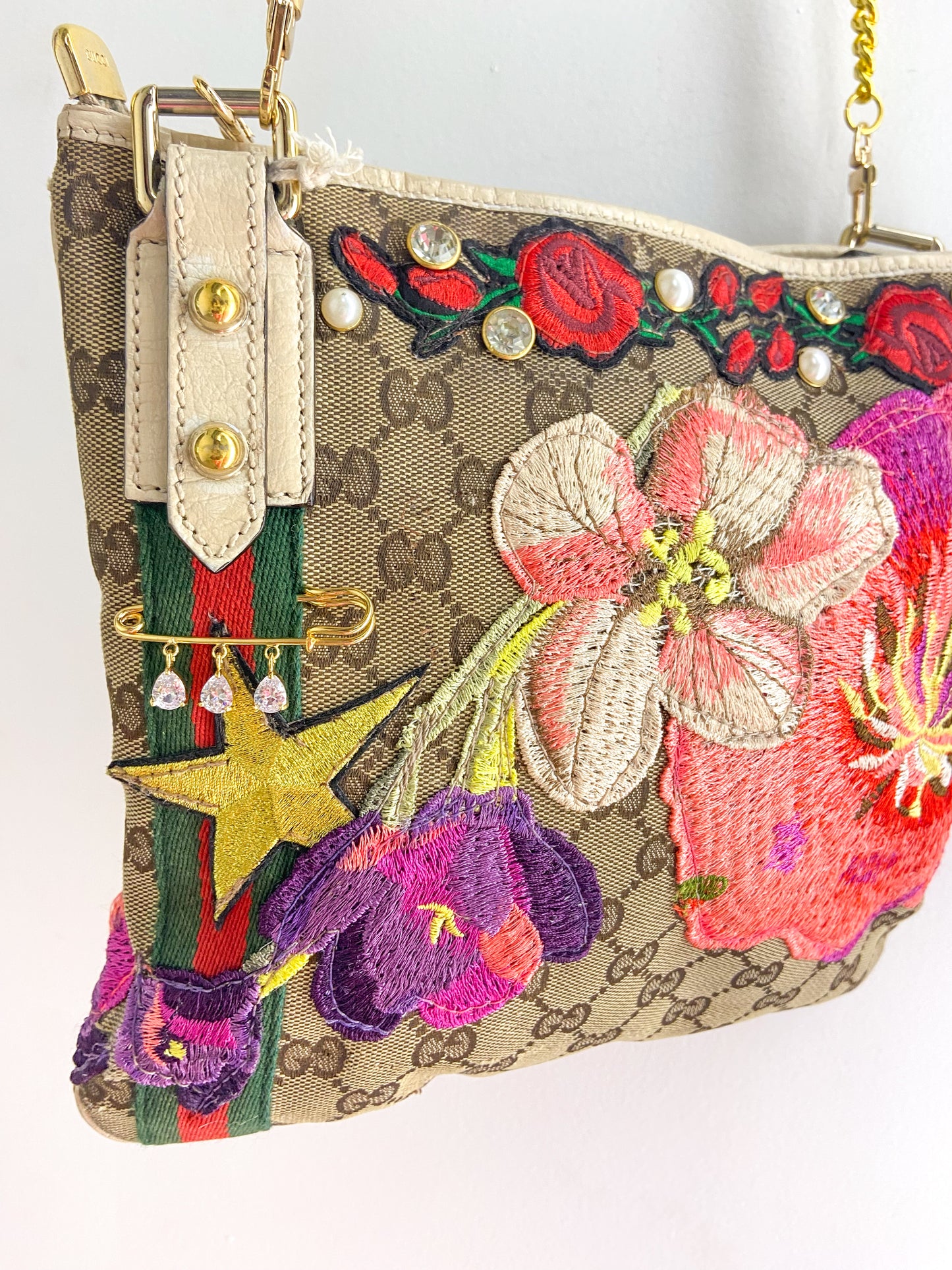 OOAK Bling GG 2way Purse