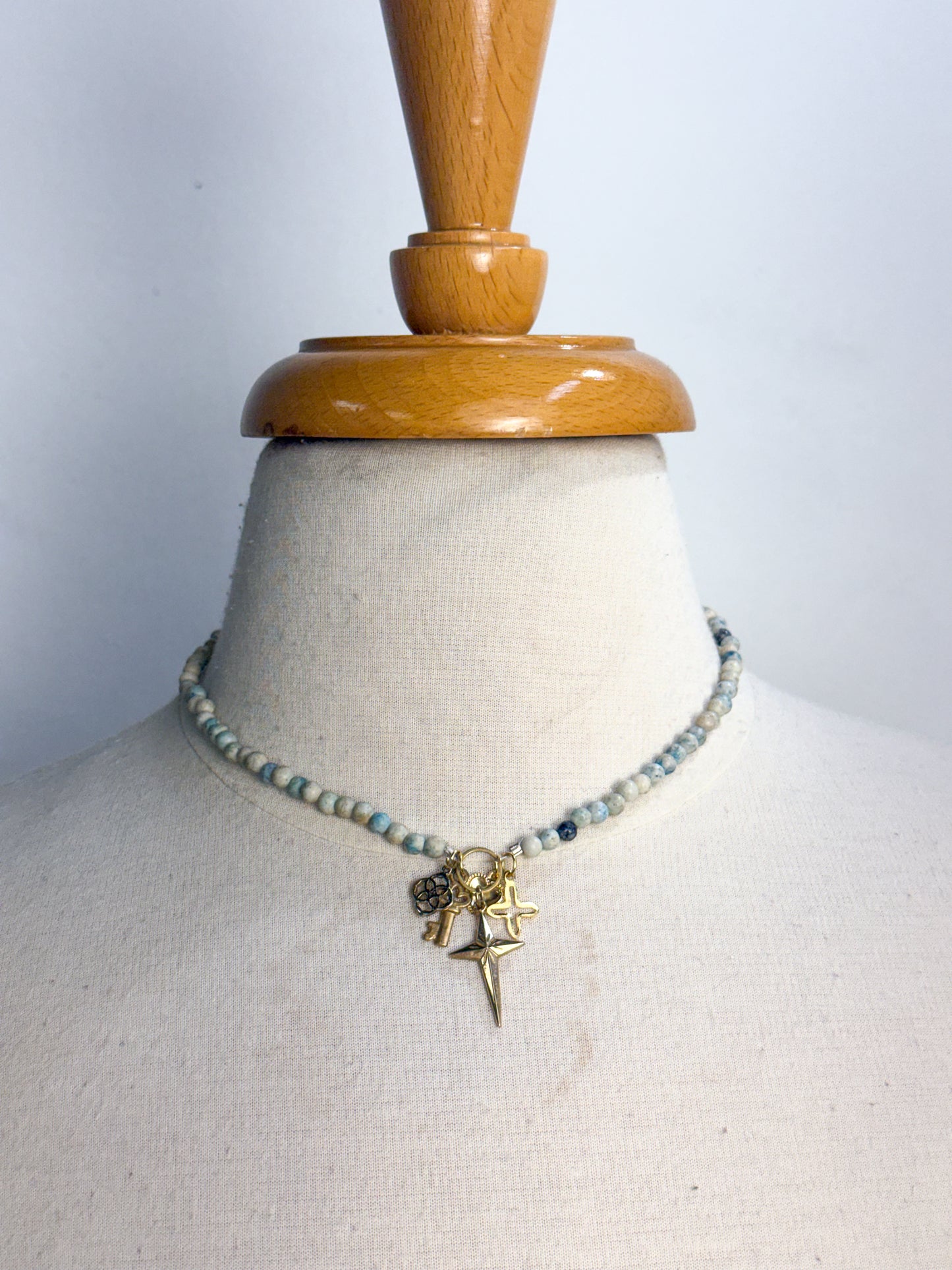 Oaak Beaded Charm Necklace
