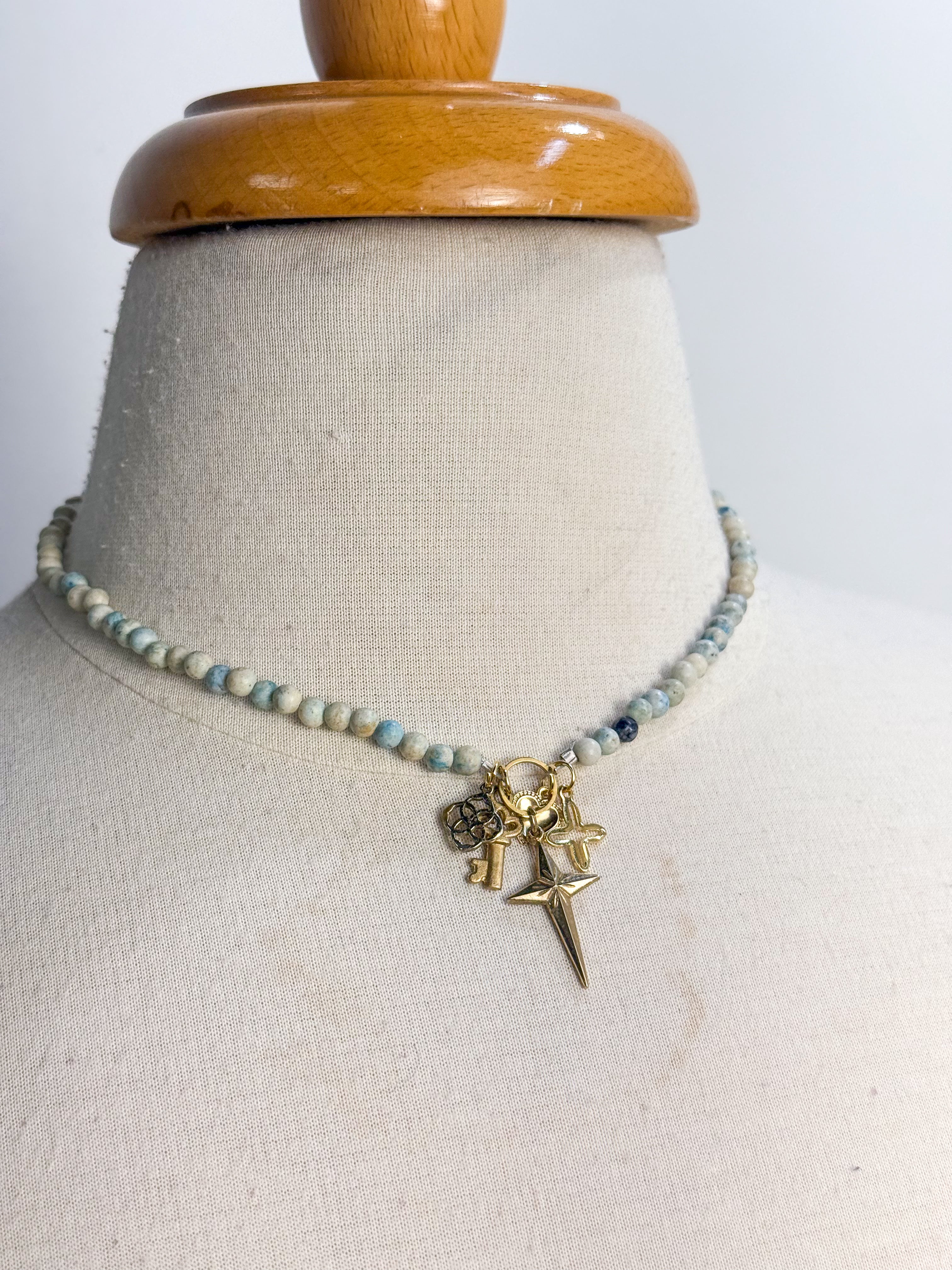 Oaak Beaded Charm Necklace