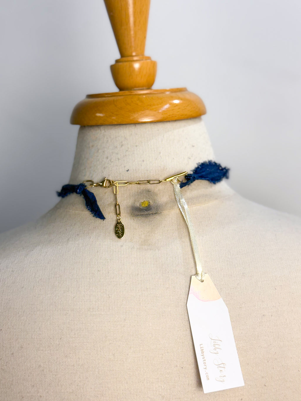 Bandana Pearl & Charm Necklace