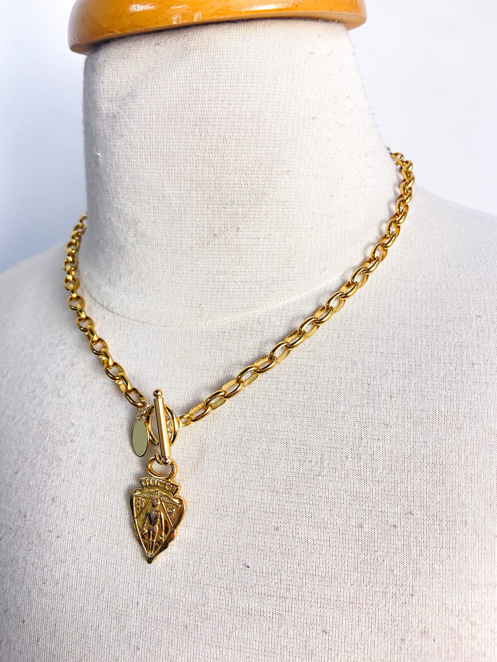 OOAK Vintage Gucci Zipper Pull Necklace
