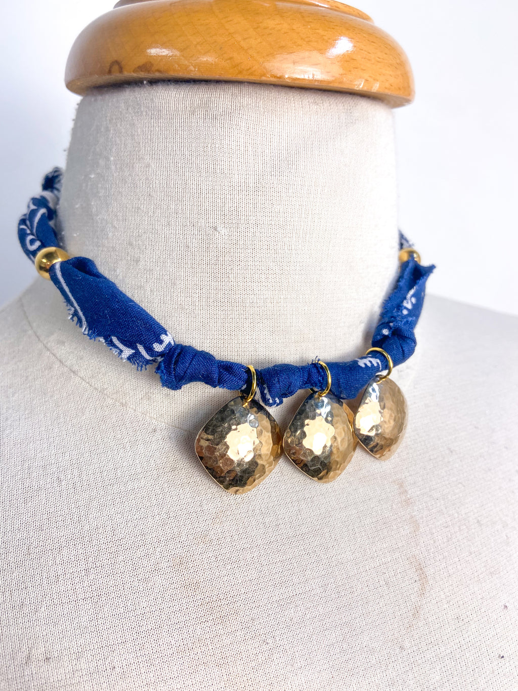 OOAK Bandana Charm Necklace