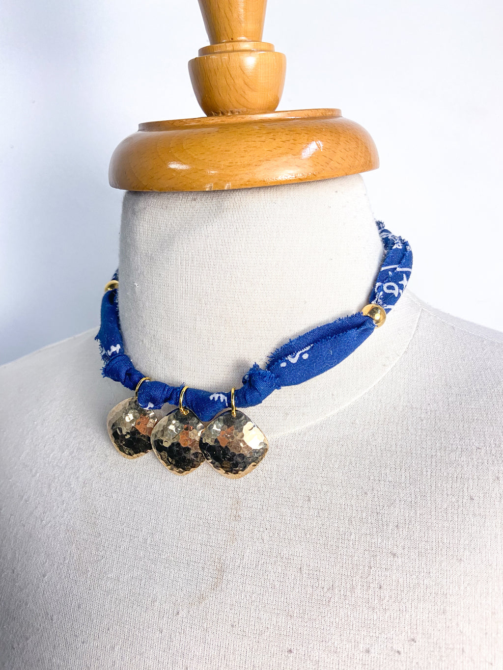 OOAK Bandana Charm Necklace
