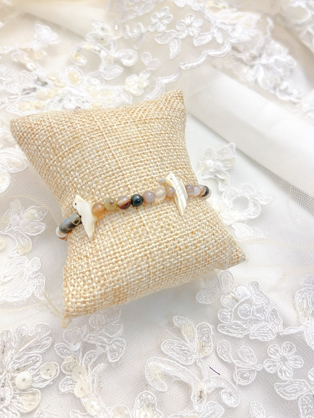 OOAK Shell Birds Anklet