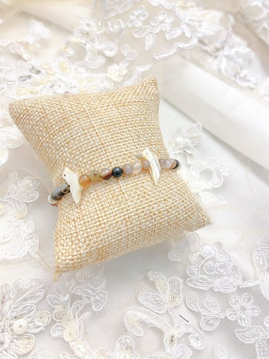 OOAK Shell Birds Anklet