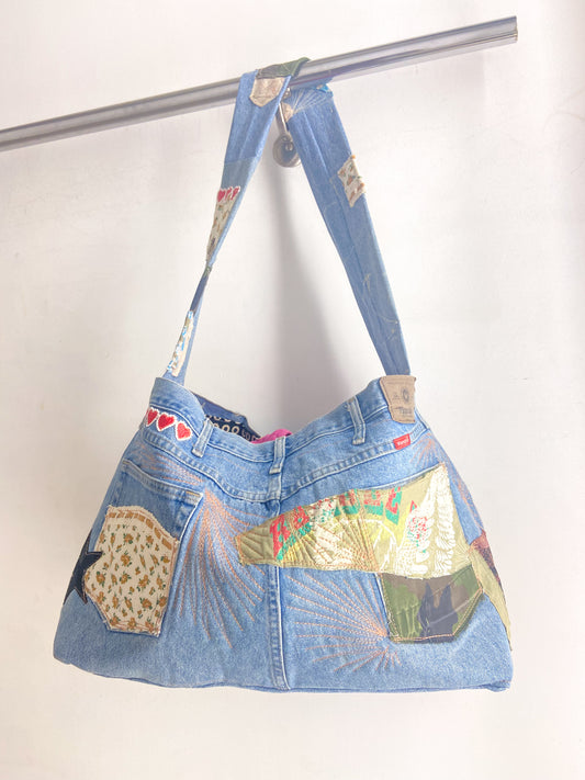 OOAK X-Large Jean Bag