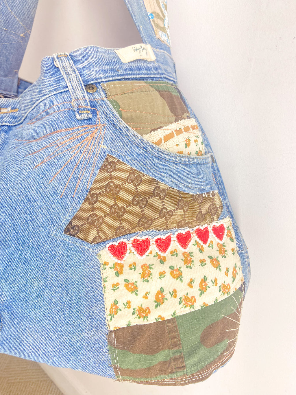 OOAK X-Large Jean Bag